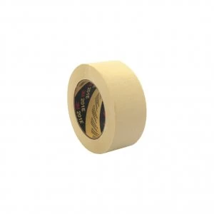 Image of 3M 201E Premium Cream General Purpose Masking Tape 24mm X 50m