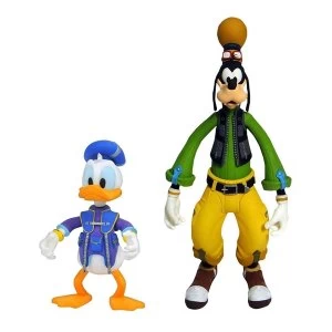 Image of Kingdom Hearts 3 Select Action Figures 2-Pack Goofy & Donald 10 - 18 cm