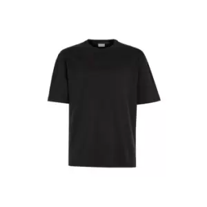 Image of CALVIN KLEIN Comfort Debossed Logo T-Shirt - Black