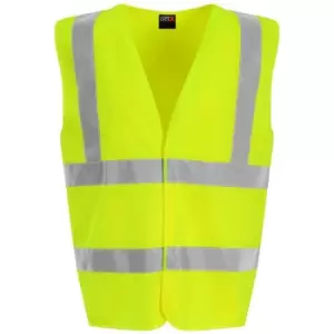 Image of Unisex Waistcoat (xxl) (Yellow) - Yellow - Pro RTX High Visibility