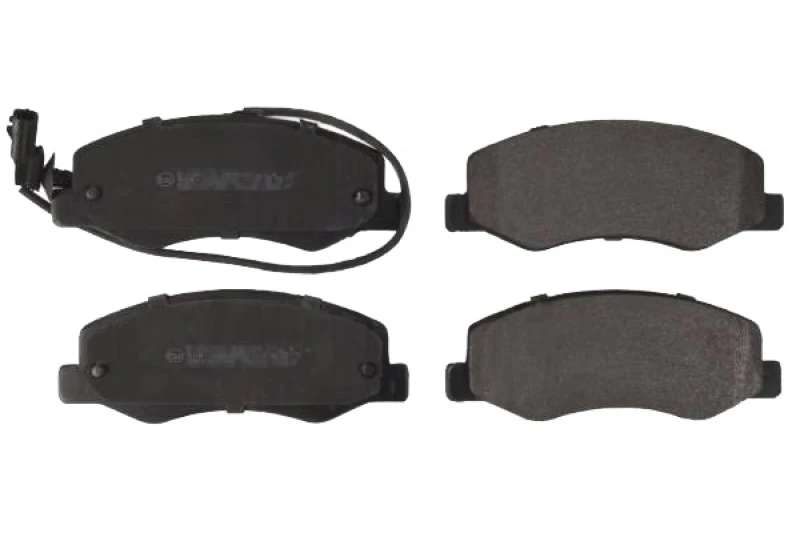 Image of Blue PRINT ADN142155 Brake pad set Rear Axle, incl. wear warning contact Brake Pad Set,disc brake (402)
