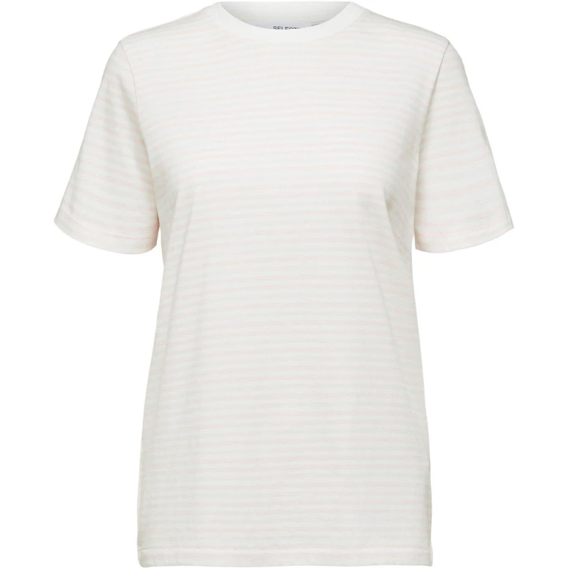 Image of Selected Femme Perfect T-Shirt - Pink Pink 8