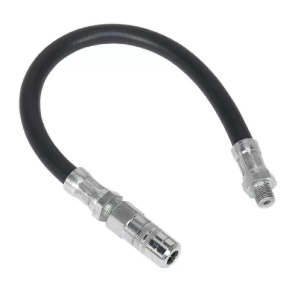 Image of Sealey GGHE300 Rubber Delivery Hose 4-Jaw Connector Flexible 300mm 1/8BSP Gas