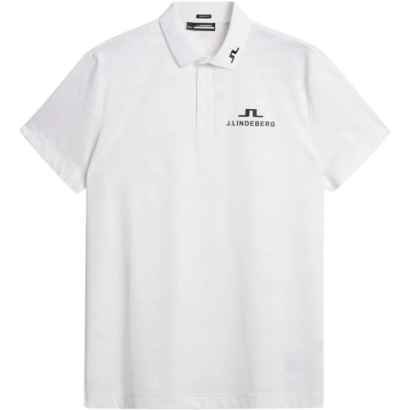Image of J Lindeberg Wince Polo - White White 2XL