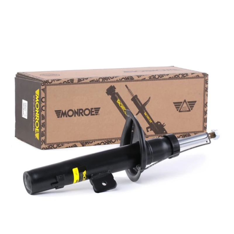 Image of RIDEX 854S0341 Shock absorber Front Axle Right, Gas Pressure, Twin-Tube, Suspension Strut, Bottom Plate Shock Absorber (854)