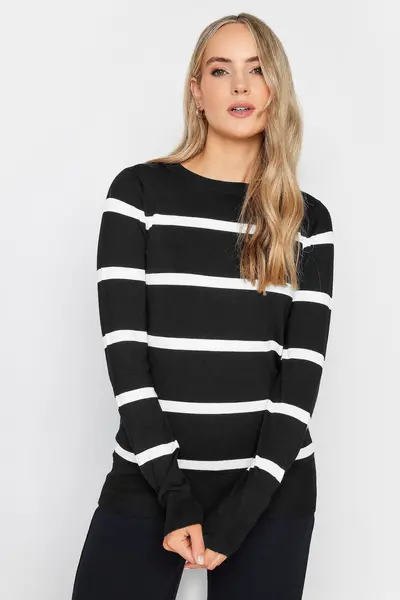 image of Long Tall Sally Tall Long Sleeve Jumper Black