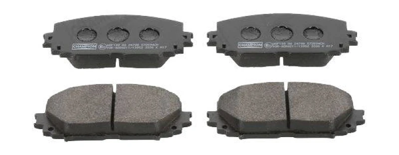 Image of CHAMPION 572594CH Brake pad set not prepared for wear warning indicator Brake Pad Set,disc brake (402)