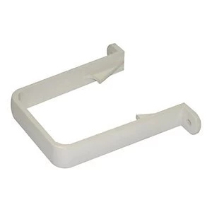 image of FloPlast RCS1W Square Line Downpipe Pipe Clip - White 68mm