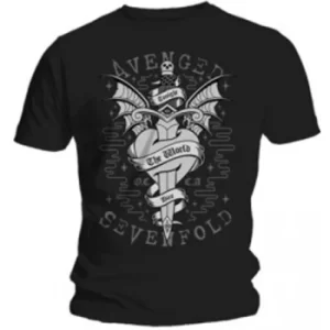 Image of Avenged Sevenfold Cloak and Dagger Black T Shirt: Large