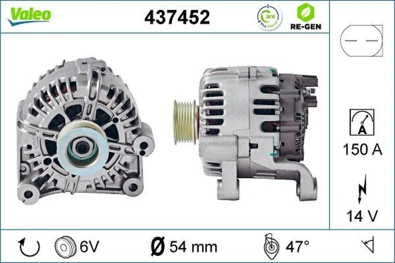 Image of RIVOLV RIV600026 Generator Voltage: 12V Alternator (4)