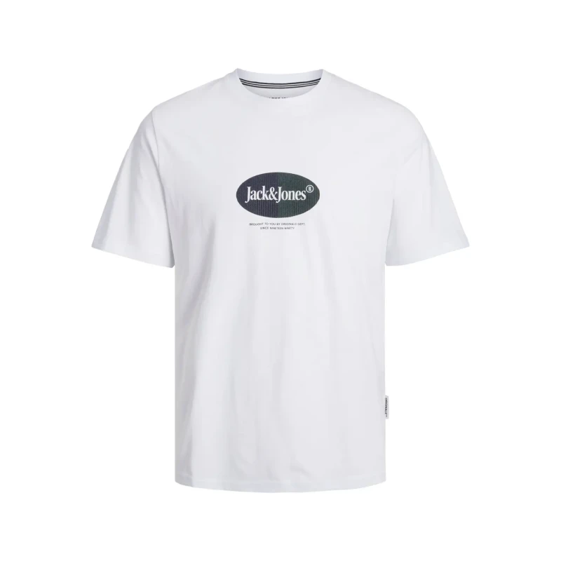Image of jack & jones T-Shirt Jack & Jones Crew Jordalston Branding Blanc Male L