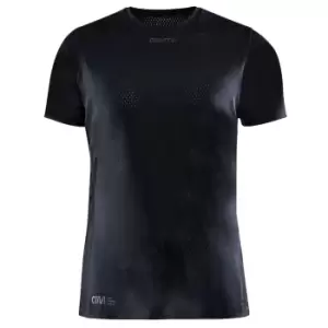 Image of Craft Mens Mesh Wrap Short-Sleeved T-Shirt (XL) (Black)