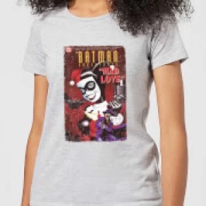 Image of DC Comics Batman Harley Mad Love Womens T-Shirt - Grey - 3XL