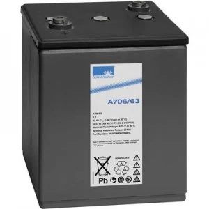 Image of VRLA 6 V 63 Ah GNB Sonnenschein 6V 3 OGiV 54 NGA70
