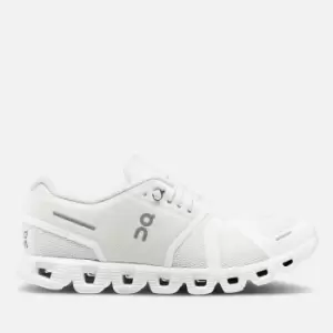 Image of ON Womens Cloud 5 Running Trainers - Undyed White/White - UK 4