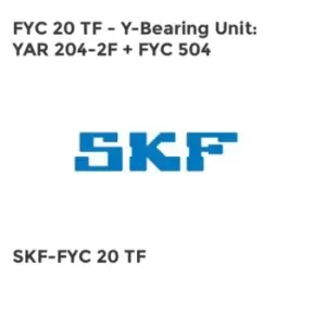 image of FYC 20 TF - Y-Bearing Unit: YAR 204-2F + FYC 504