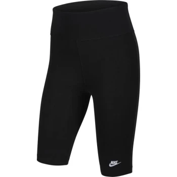 Image of Nike Sportswear Big Kids (Girls') Bike Shorts - Black/White