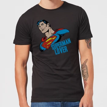 Image of DC Comics Superman Lover T-Shirt - Black - 5XL
