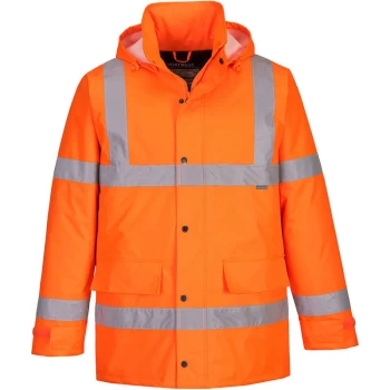 Image of S460 - Orange Sz 3XL Hi-Vis Traffic Jacket Coat Reflective Visibility - Portwest