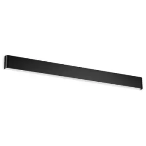 Image of Ideal Lux Lighting - Ideal Lux delta 110cm Integrated LED Wall Lamp Black, 4000K