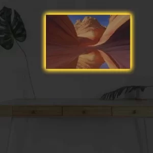 Image of 4570DHDACT-022 Multicolor Decorative LED Lighted Canvas Painting