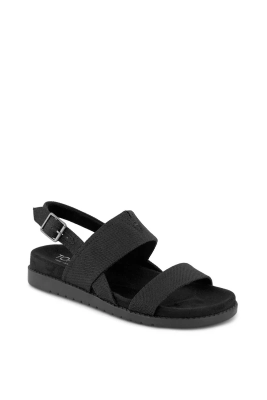 Image of TOMS Womens Marin Sandal in Black Size: 6 Black Female 6