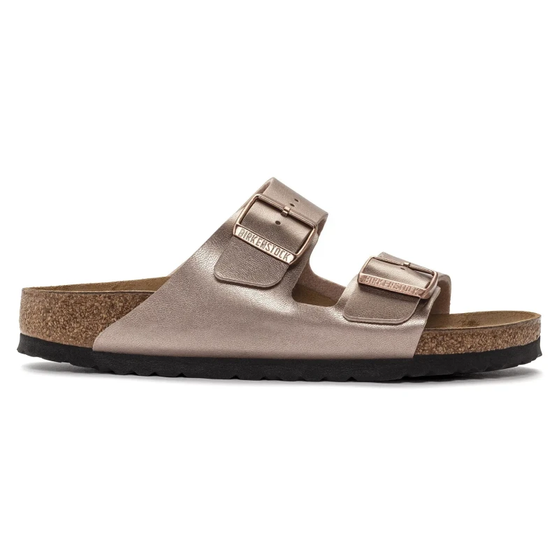 Image of Birkenstock Womens sandals Birkenstock Arizona Birko-Flor Bronze Female 41 Etroit