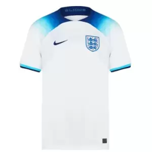 Image of Nike England Home Shirt 2022 2023 Juniors - White