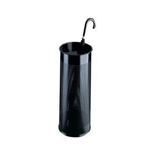 image of Original Durable 28.5 Litres Metal Round Umbrella Stand Black