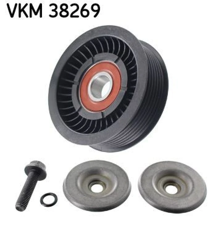 Image of SKF Deflection / guide pulley, V-ribbed belt SKF VKM 38269