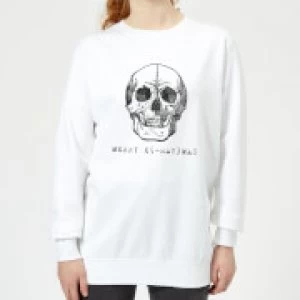 Image of Merry X(-Ray) Mas Womens Christmas Sweatshirt - White - 3XL