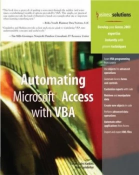 Image of Automating Microsoft Access with VBA by Susan Sales Harkins