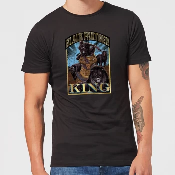 image of Marvel Black Panther Homage Mens T-Shirt - Black - 3XL - Black