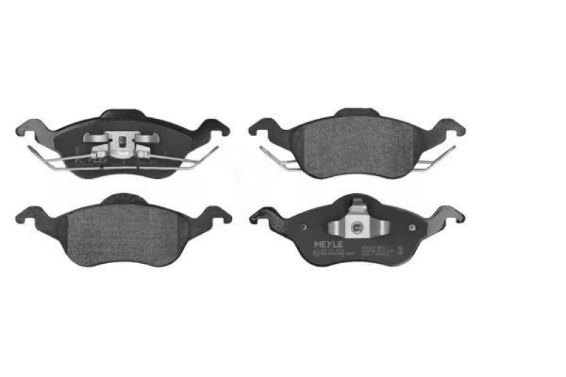Image of MEYLE 025 231 5419 Brake pad set Front Axle, excl. wear warning contact, Original Quality, with anti-squeak plate Brake Pad Set,disc brake (402)