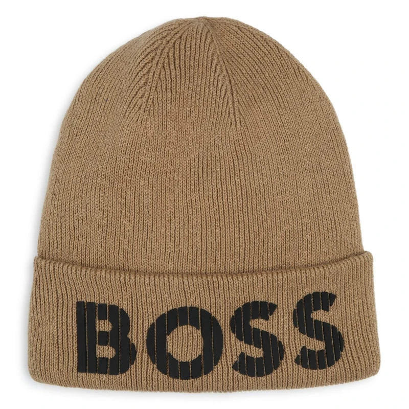 Image of Boss Large Beanie - Brown Brown Infant