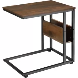Image of Tectake - Bedside table Wigan - lamp table, side table, bedside cabinet - industrial dark - industrial dark