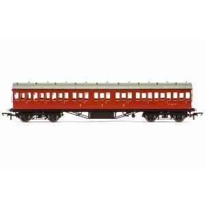 image of Hornby BR 57' Stanier Non-Corridor Composite M16635M Era 4 Model Train