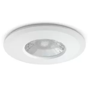 Image of JCC V50 Fire-Rated LED Downlight 7.5W 650lm IP65 WH EM - JC1001-WHEM