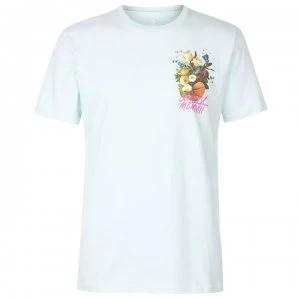 Converse Flower T Shirt - Teal