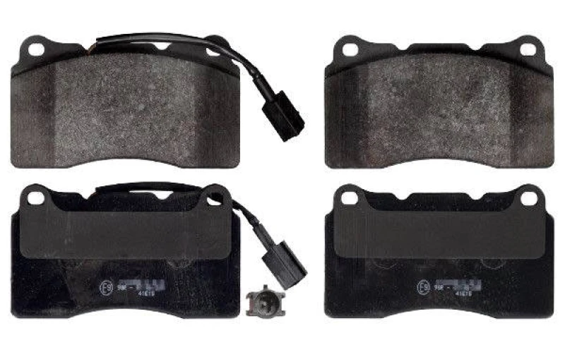 Image of Blue PRINT ADL144210 Brake pad set Front Axle, incl. wear warning contact Brake Pad Set,disc brake (402)