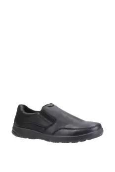 image of Hush Puppies Aaron Leather Slip On Shoes