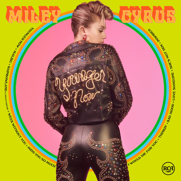 Image of Miley Cyrus Younger Now Pop Music Tracks Charts Full Album Audio CD