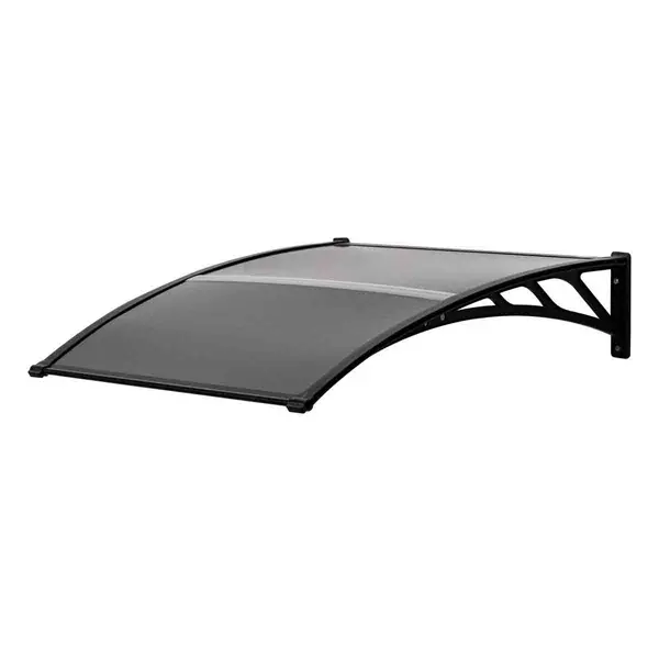 image of Outsunny Door Canopy Awning 100x80cm B70-051V01BK