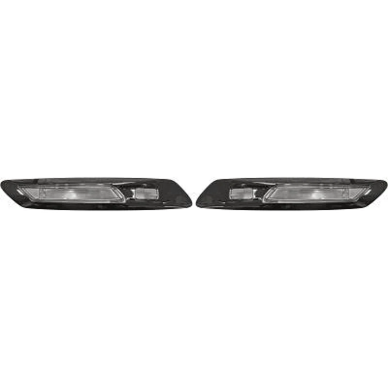 Image of DIEDERICHS 1225278 Turn Signal Left Front, smoke grey Indicator (62)