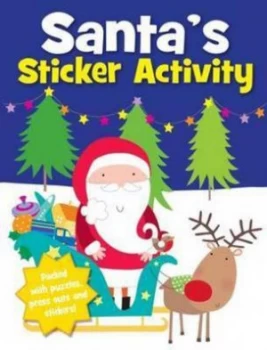 Image of Santas Christmas Sticker Activity by Autumn Publishing Inc Book