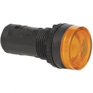 Image of Indicator switch Front ring PVC Yellow 230 V AC BACO