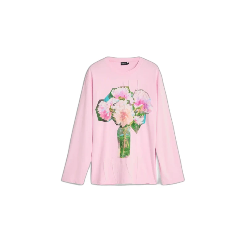 Image of Desigual Womens long sleeve T-Shirt Desigual Abroath Rose Female M