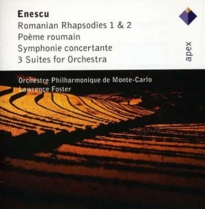 Image of Romanian Rhapsodies 1 and 2 Poeme Roumain Foster by George Enescu CD Album