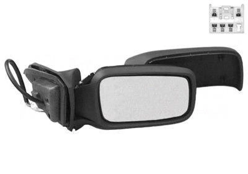 Image of VAN WEZEL 5940808 Wing mirror * HAGUS * Right, Heatable Outside Mirror (50)