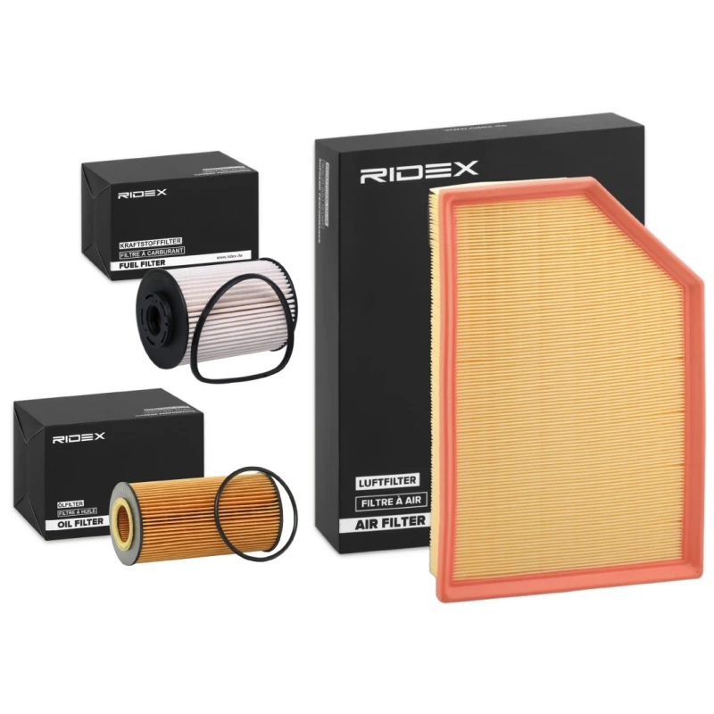 Image of RIDEX 4055F22793 Filter Set with gasket/seal Filter Set (4055)
